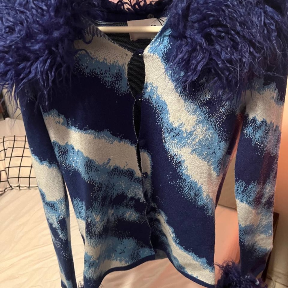 House of sunny Klein blue fun sweater - Picture 3 of 6